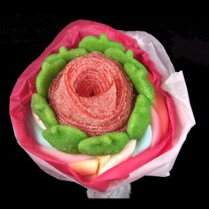 bouquet bonbons rose