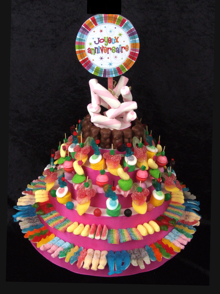 Le Gâteau d’anniversaire Festif - Des bonbons SVP 🥳
